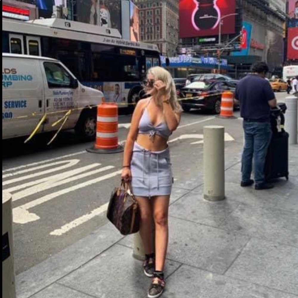 Moschino h and m two piece outfit